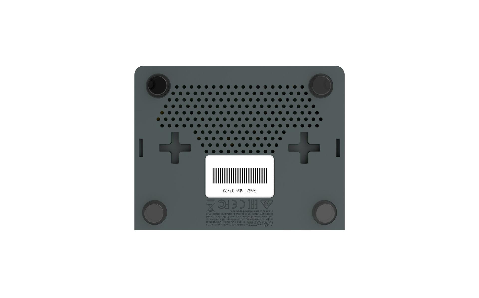 MikroTik hEX S RB760IGS 6-Port Gigabit Passive PoE+ Router Back Image