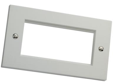 Double Gang Faceplate Flat