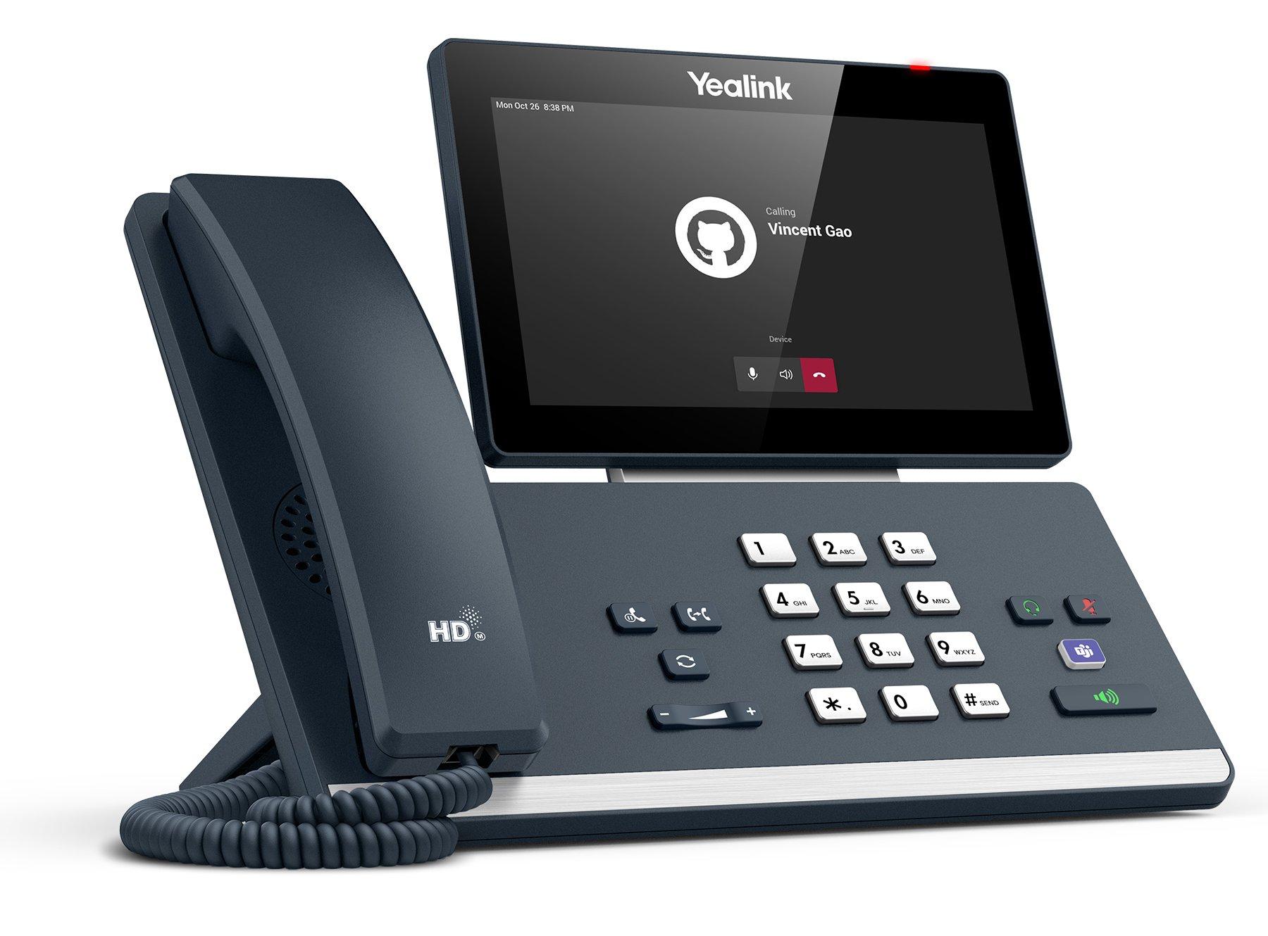 Yealink MP58-TEAMS WiFi VoIP Phone Front Angle Image